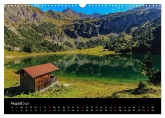 Im Allgäu bei Oberstdorf (Wandkalender 2026 DIN A3 quer), CALVENDO Monatskalender