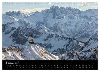 Im Allgäu bei Oberstdorf (hochwertiger Premium Wandkalender 2026 DIN A2 quer), Kunstdruck in Hochglanz