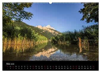 Im Allgäu bei Oberstdorf (hochwertiger Premium Wandkalender 2026 DIN A2 quer), Kunstdruck in Hochglanz