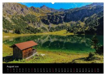 Im Allgäu bei Oberstdorf (hochwertiger Premium Wandkalender 2026 DIN A2 quer), Kunstdruck in Hochglanz