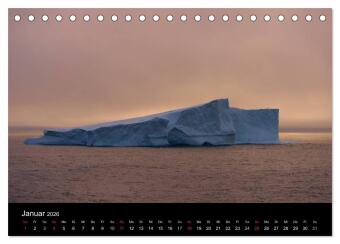 Grönland by André Poling (Tischkalender 2026 DIN A5 quer), CALVENDO Monatskalender