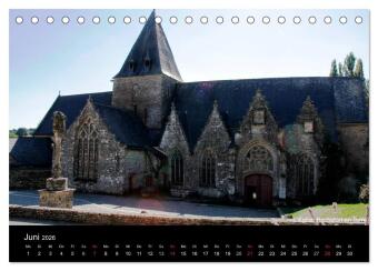 Bretagne - Zwischen Meer und Geschichte (Tischkalender 2026 DIN A5 quer), CALVENDO Monatskalender
