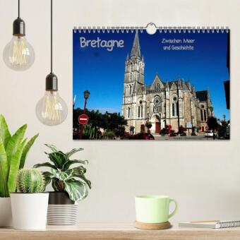 Bretagne - Zwischen Meer und Geschichte (Wandkalender 2026 DIN A4 quer), CALVENDO Monatskalender