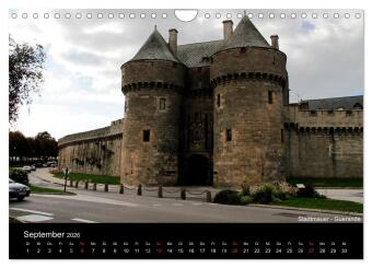 Bretagne - Zwischen Meer und Geschichte (Wandkalender 2026 DIN A4 quer), CALVENDO Monatskalender