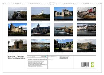 Bretagne - Zwischen Meer und Geschichte (Wandkalender 2026 DIN A3 quer), CALVENDO Monatskalender
