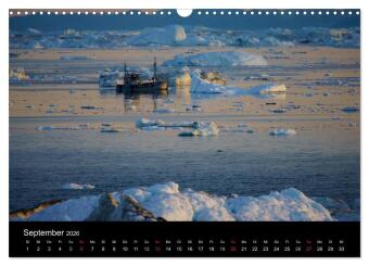 Grönland by André Poling (Wandkalender 2026 DIN A3 quer), CALVENDO Monatskalender
