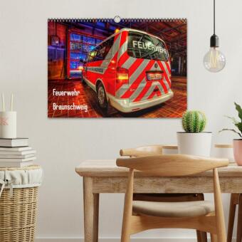 Feuerwehr Braunschweig (Wandkalender 2026 DIN A3 quer), CALVENDO Monatskalender