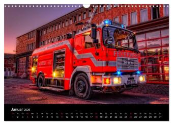 Feuerwehr Braunschweig (Wandkalender 2026 DIN A3 quer), CALVENDO Monatskalender