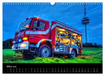 Feuerwehr Braunschweig (Wandkalender 2026 DIN A3 quer), CALVENDO Monatskalender