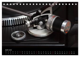 Vintage Turntables Made In Schwarzwald (Tischkalender 2026 DIN A5 quer), CALVENDO Monatskalender