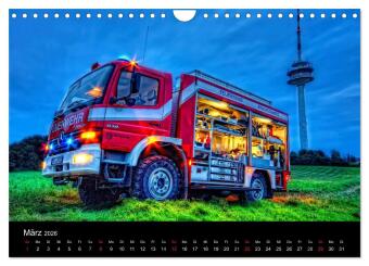 Feuerwehr Braunschweig (Wandkalender 2026 DIN A4 quer), CALVENDO Monatskalender