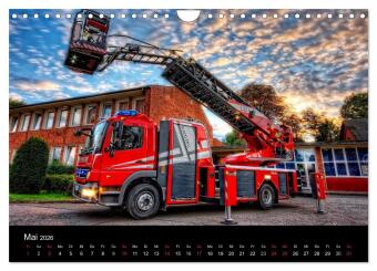 Feuerwehr Braunschweig (Wandkalender 2026 DIN A4 quer), CALVENDO Monatskalender