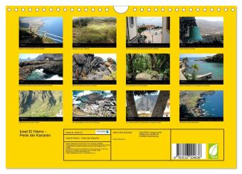 Insel El Hierro - Perle der Kanaren (Wandkalender 2026 DIN A4 quer), CALVENDO Monatskalender