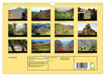 La Gomera (Wandkalender 2026 DIN A4 quer), CALVENDO Monatskalender