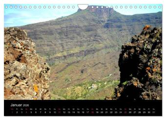 La Gomera (Wandkalender 2026 DIN A4 quer), CALVENDO Monatskalender
