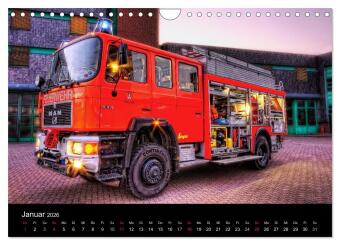 Einsatzfahrzeuge (Wandkalender 2026 DIN A4 quer), CALVENDO Monatskalender