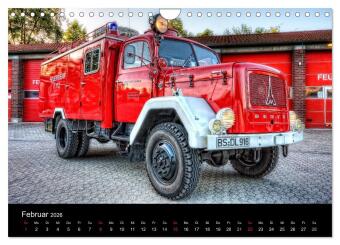 Einsatzfahrzeuge (Wandkalender 2026 DIN A4 quer), CALVENDO Monatskalender