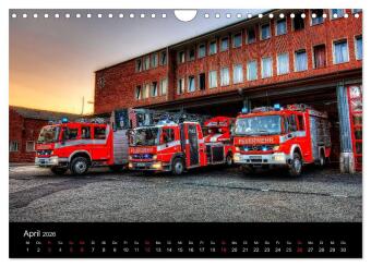 Einsatzfahrzeuge (Wandkalender 2026 DIN A4 quer), CALVENDO Monatskalender