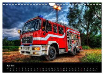 Einsatzfahrzeuge (Wandkalender 2026 DIN A4 quer), CALVENDO Monatskalender