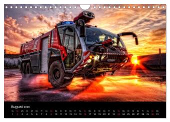 Einsatzfahrzeuge (Wandkalender 2026 DIN A4 quer), CALVENDO Monatskalender