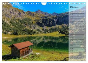 Das Oberstdorfer Allgäu (Wandkalender 2026 DIN A4 quer), CALVENDO Monatskalender