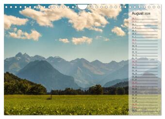 Das Oberstdorfer Allgäu (Wandkalender 2026 DIN A4 quer), CALVENDO Monatskalender