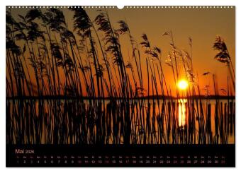 Sonnenuntergang (Wandkalender 2026 DIN A2 quer), CALVENDO Monatskalender