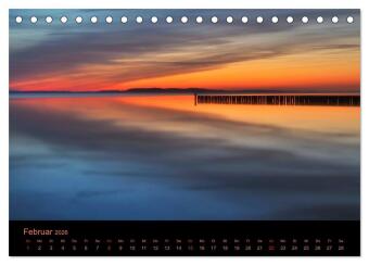 Sonnenuntergang (Tischkalender 2026 DIN A5 quer), CALVENDO Monatskalender