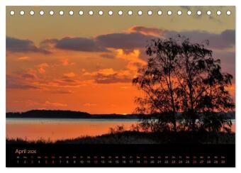 Sonnenuntergang (Tischkalender 2026 DIN A5 quer), CALVENDO Monatskalender