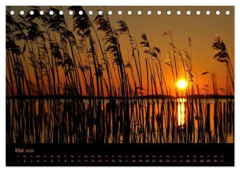 Sonnenuntergang (Tischkalender 2026 DIN A5 quer), CALVENDO Monatskalender
