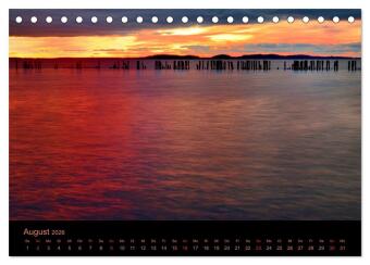 Sonnenuntergang (Tischkalender 2026 DIN A5 quer), CALVENDO Monatskalender