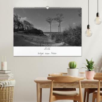 Wege zum Meer (Wandkalender 2026 DIN A2 quer), CALVENDO Monatskalender