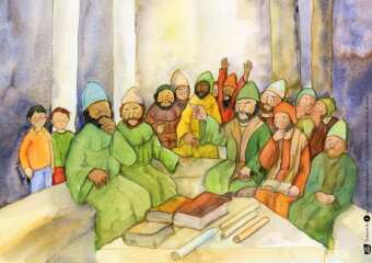 Wie die Bibel entstanden ist. Kamishibai Bildkartenset, m. 1 Beilage 