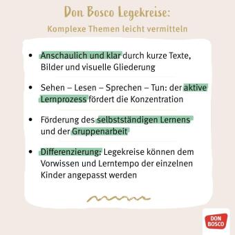 Die Weihnachtsgeschichte. Auf dem Weg nach Bethlehem. Ein Legekreis in 10 Bildern, m. 1 Beilage