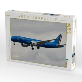 CALVENDO Puzzle EI-HHR - ITA Airways - Airbus A220-300 - Frankfurt Airport | 1000 Teile Lege-Größe 64x48cm Foto-Puzzle für glückliche Stunden