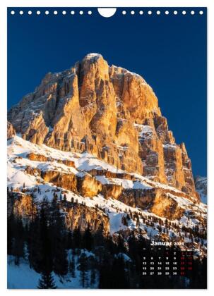 Dolomiten - Reise um die bleichen Berge zu entdecken (Wandkalender 2026 DIN A4 hoch), CALVENDO Monatskalender