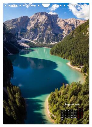 Dolomiten - Reise um die bleichen Berge zu entdecken (Wandkalender 2026 DIN A4 hoch), CALVENDO Monatskalender