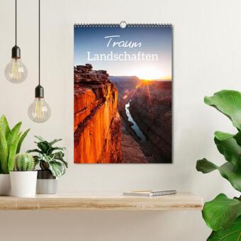 Traumlandschaften - Atemberaubende Naturszenen (Wandkalender 2026 DIN A3 hoch), CALVENDO Monatskalender