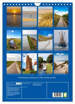Nordfriesland, Zwischen St. Peter Ording und Sylt (Wandkalender 2026 DIN A4 hoch), CALVENDO Monatskalender