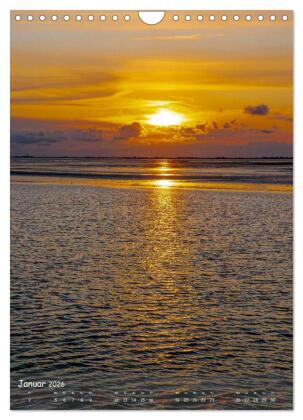 Nordfriesland, Zwischen St. Peter Ording und Sylt (Wandkalender 2026 DIN A4 hoch), CALVENDO Monatskalender