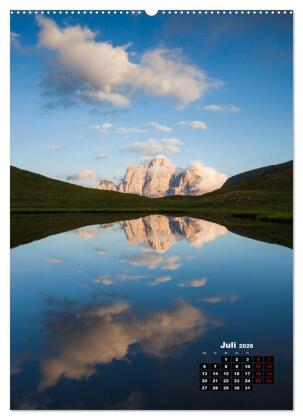 Dolomiten - Reise um die bleichen Berge zu entdecken (hochwertiger Premium Wandkalender 2026 DIN A2 hoch), Kunstdruck in Hochglanz