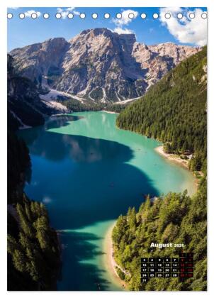 Dolomiten - Reise um die bleichen Berge zu entdecken (Tischkalender 2026 DIN A5 hoch), CALVENDO Monatskalender