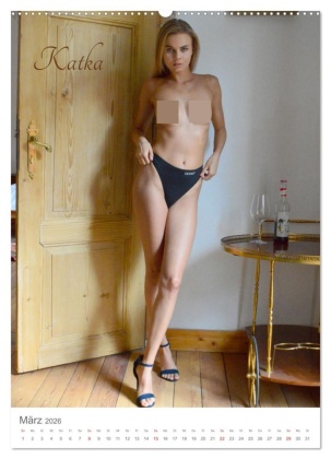 Erotische Frauen - Erotik Fotoart (Wandkalender 2026 DIN A2 hoch), CALVENDO Monatskalender