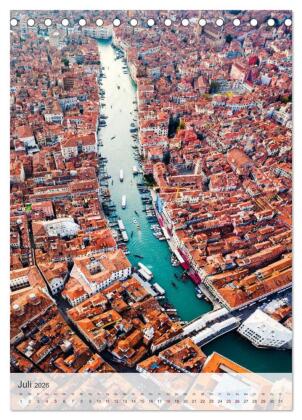 Venezia - La Serenissima repubblica (Tischkalender 2026 DIN A5 hoch), CALVENDO Monatskalender