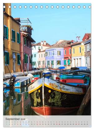 Venezia - La Serenissima repubblica (Tischkalender 2026 DIN A5 hoch), CALVENDO Monatskalender