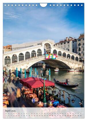 Venezia - La Serenissima repubblica (Wandkalender 2026 DIN A4 hoch), CALVENDO Monatskalender