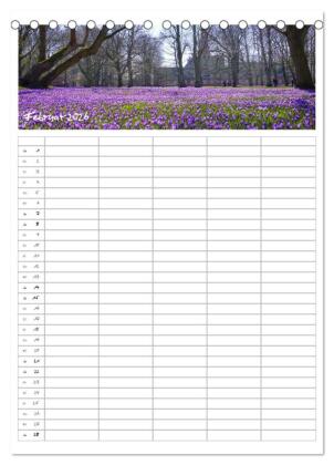 Nordfriesland - Familienplaner (Tischkalender 2026 DIN A5 hoch), CALVENDO Monatskalender