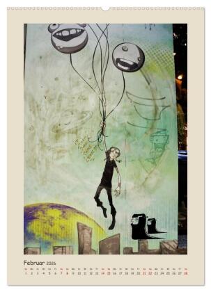 Berlin Love Streetart (Wandkalender 2026 DIN A2 hoch), CALVENDO Monatskalender
