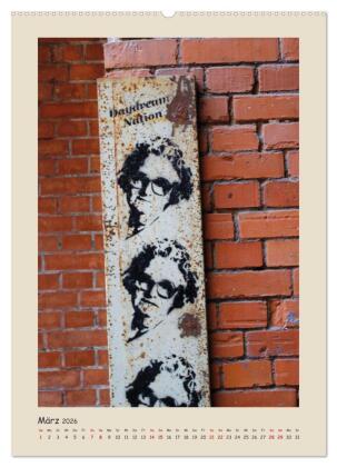 Berlin Love Streetart (Wandkalender 2026 DIN A2 hoch), CALVENDO Monatskalender