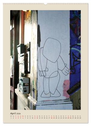 Berlin Love Streetart (Wandkalender 2026 DIN A2 hoch), CALVENDO Monatskalender